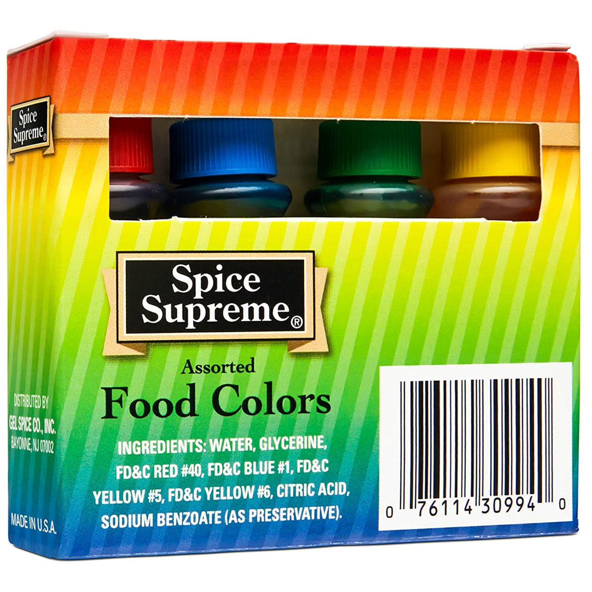Food Coloring for Explosives Pack of 4